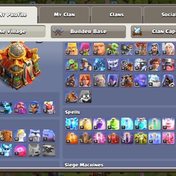Town Hall 16 | 600 Gems