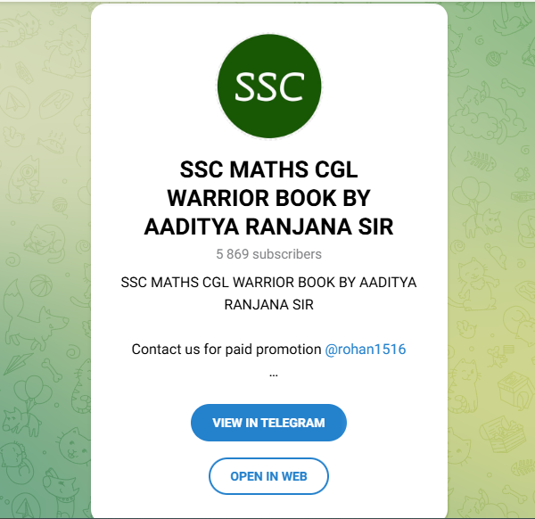 5k+ Member Educational Telegram Channle
