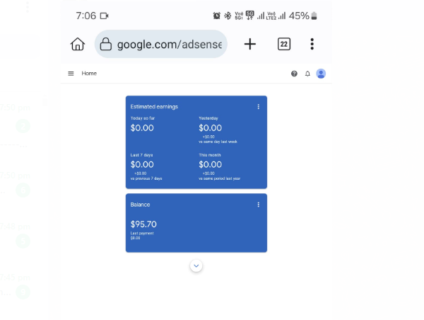 95$ Balance | 2023 Adsence Account Only | Pin Verify