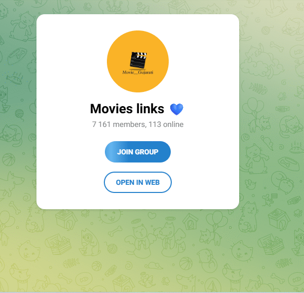 7k+ Member Movie Telegram Group | Indian Audience