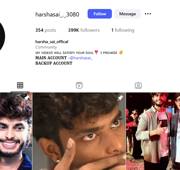 399k+ Follower Instagram Page | Comedy Niche | 100k+ Monthly Reach