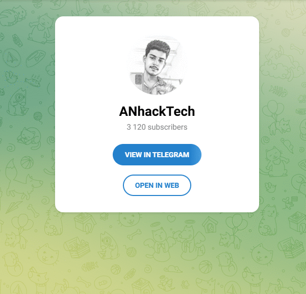 3k+ Subscriber Telegram Channel | 6 Month Old | Ai-Tech Niche