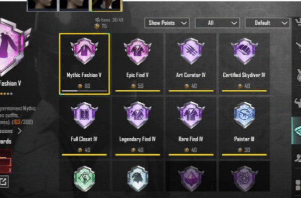Level 82 Bgmi | 103 Mythics | Collection Level 64