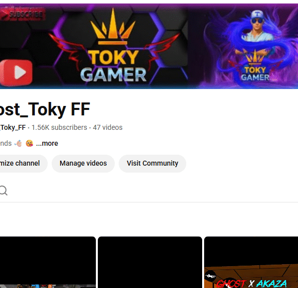 1.5k+ Subscriber Non-Monetised Gaming Channle | Low Reach | No Strike