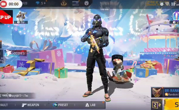 Level 68 Free Fire | Ump Full Upgrade Gun | 6 Year Old