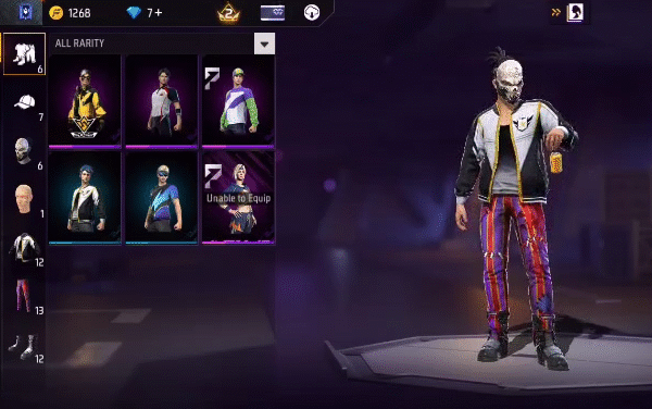 Level 27 Free Fire | Prime 2 | 6 Bundle