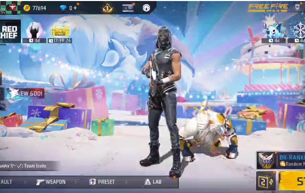 Level 72 Free Fire | Prime Level 5 | 64 Emotes