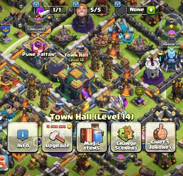 Town Hall 14 | 2025 Gems | 5 Heros