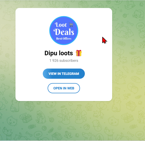 1.5k+ Subscriber Telegram Channel | 1 Year Old | 50% Fake Subscriber