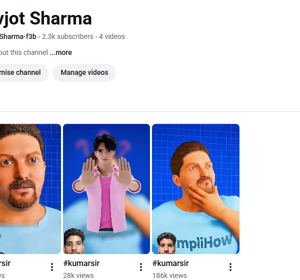 240k View Non-Monetised Channel | 2.3k Subscriber | 1 Strike