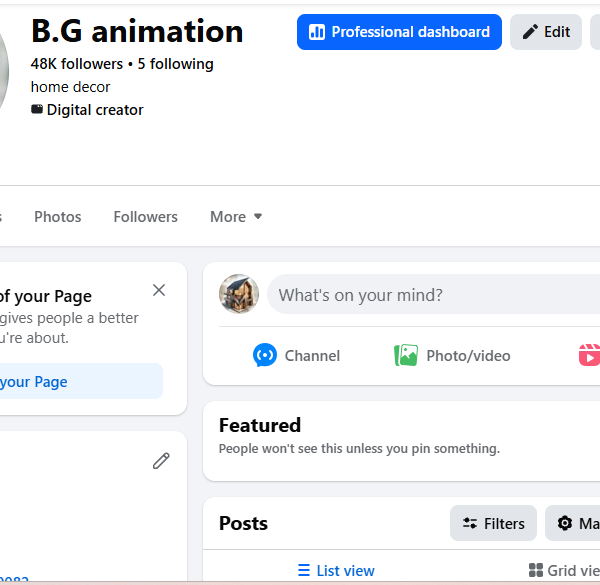 Monetized Facebook Page | 48k Follower | 84k+ View