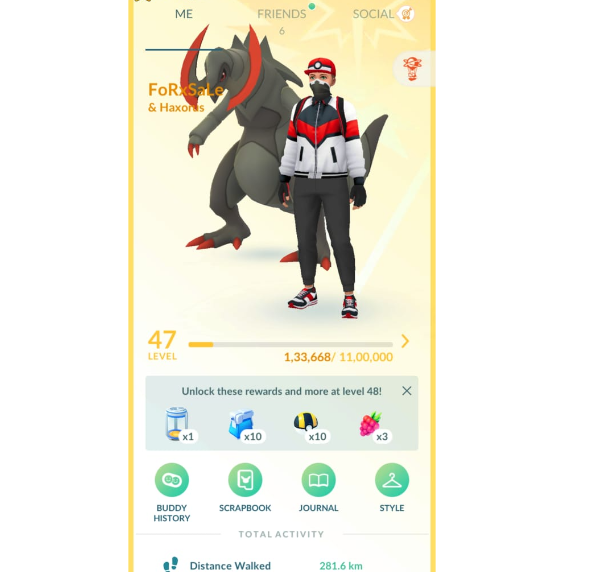 Level 47 Account | 45 Legendary | 1 Galarian Zapdos