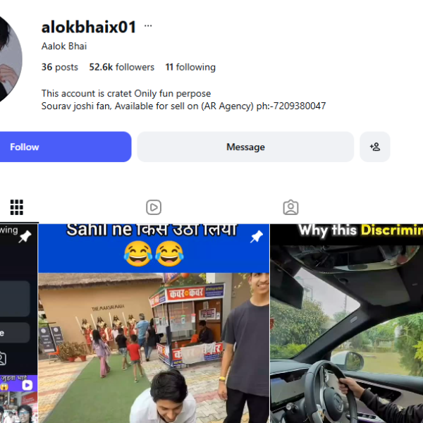 52k+ Follower Instagram | 1.4m View | No Policy Issue