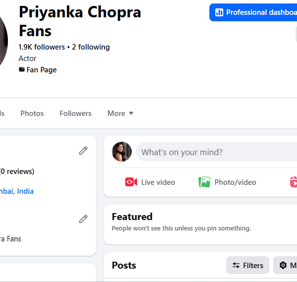 400k View Non-Monetized Page | 1.9k Follower | No Policy Issue