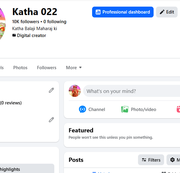 200k View Non-Monetized Page | 10k Follower | No Policy Issue