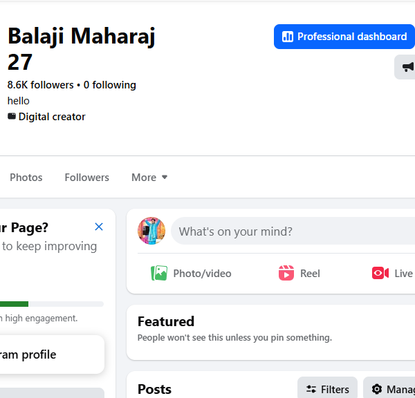 600k View Page | 8k Follower | No Policy Issue