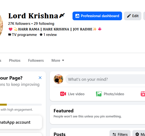 Monetized Page | 27k Follower | 500k View