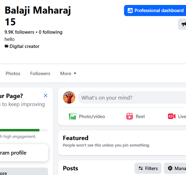 98k View Page | 10k Follower | No Policy Issue