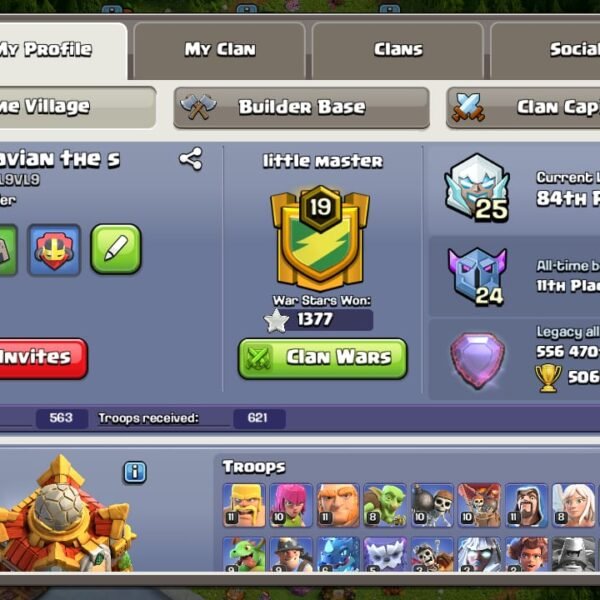 Town Hall 16 | 300 Gems | Great Inventory