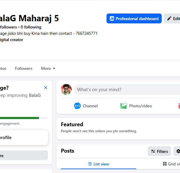 318k View | 10k Follower | No Issue